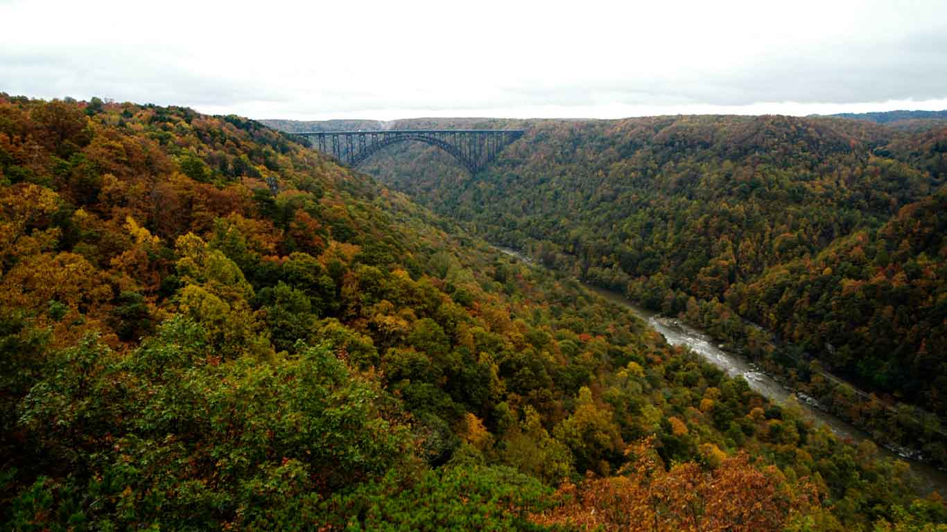New River Gorge Bridge and New River Gorge National Park